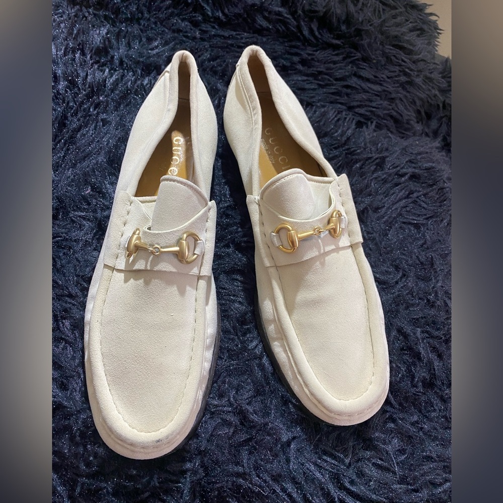 Gucci Women's Cream Loafers